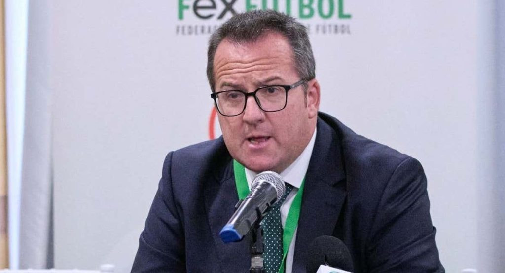Sergio Merchán, presidente de la Federación extremeña.