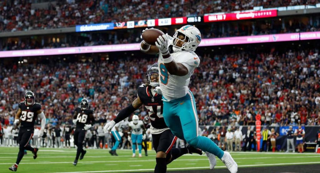 Imagen de un partido de los Miami Dolphins esta temporada.