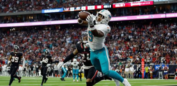 Imagen de un partido de los Miami Dolphins esta temporada.
