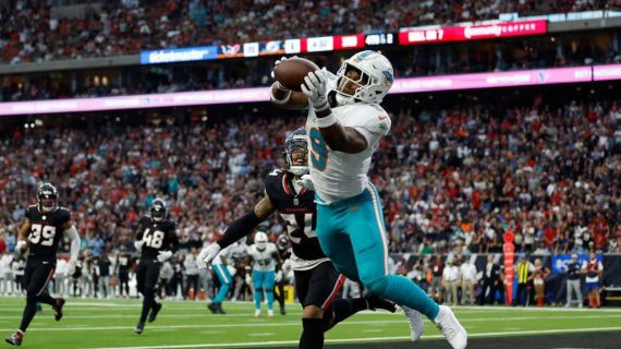 Imagen de un partido de los Miami Dolphins esta temporada.