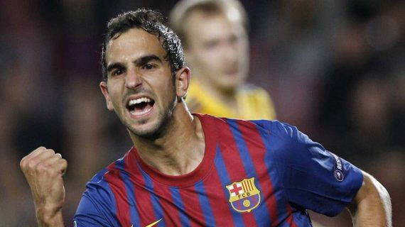 Martín Montoya, con el FC Barcelona.