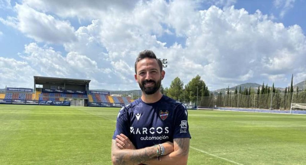 José Luis Morales, en la ciudad deportiva del Levante.