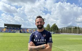 José Luis Morales, en la ciudad deportiva del Levante.