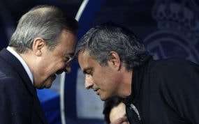 Florentino Pérez y José Mourinho en su etapa en el Real Madrid.