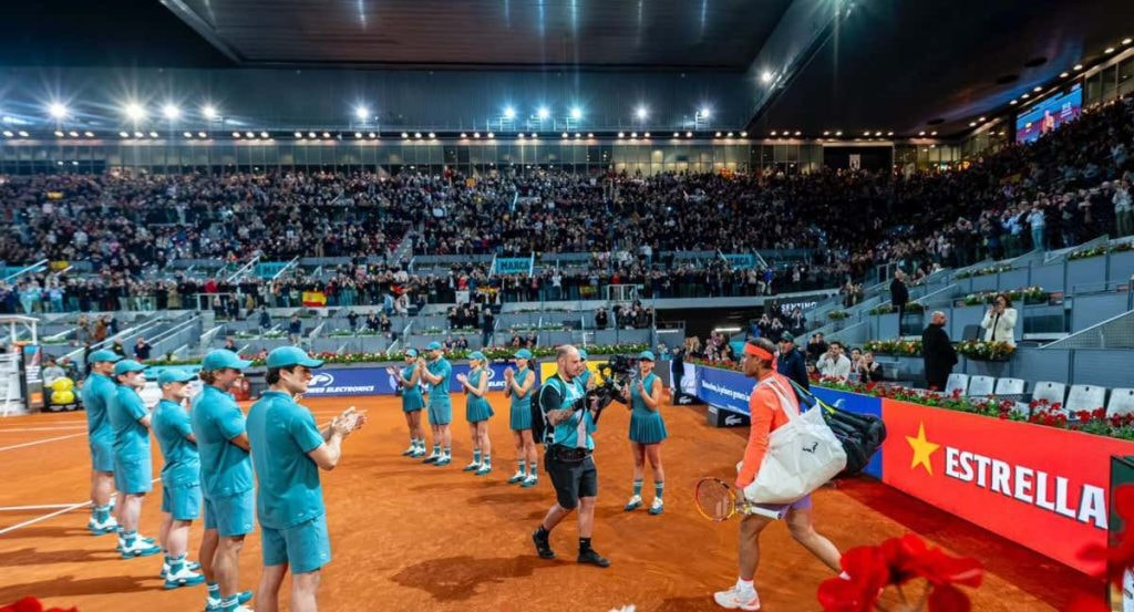 Pista Manolo Santana del Mutua Madrid Open.