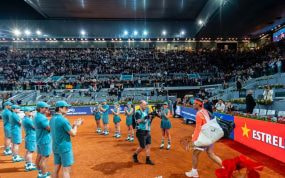 Pista Manolo Santana del Mutua Madrid Open.