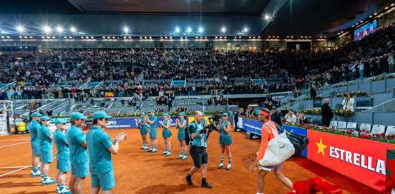 Pista Manolo Santana del Mutua Madrid Open.