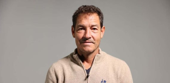 Nacho Truyol, el primer tenista de la historia sancionado por dopaje, durante la entrevista con Relevo.