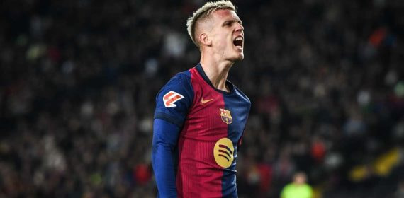 Dani Olmo en el partido contra el Leganés.