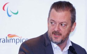 Andrew Parsons en su última visita a España.