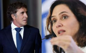 Perico Delgado e Isabel Díaz Ayuso.