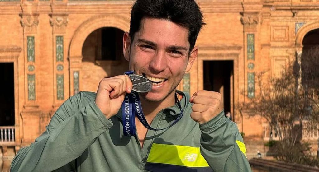 Roger Sans, el nuevo guía de la atleta Elena Congost.