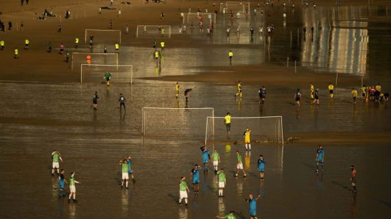 Imagen del torneo en El Sardinero.