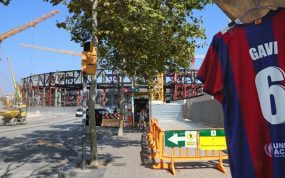 Las obras avanzan a buen ritmo en el exterior.
