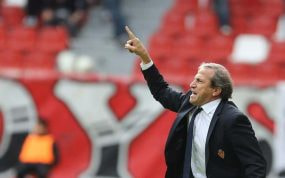 Víctor Muñoz, en el Real Zaragoza.