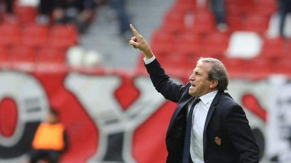 Víctor Muñoz, en el Real Zaragoza.