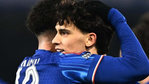 Joao Félix, en el partido disputado este domingo en la FA Cup.