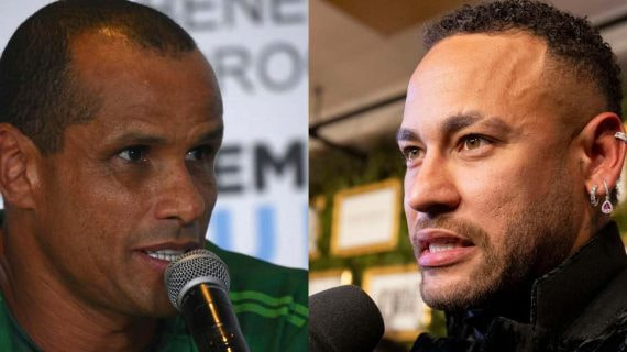 Montaje de Neymar y Rivaldo.