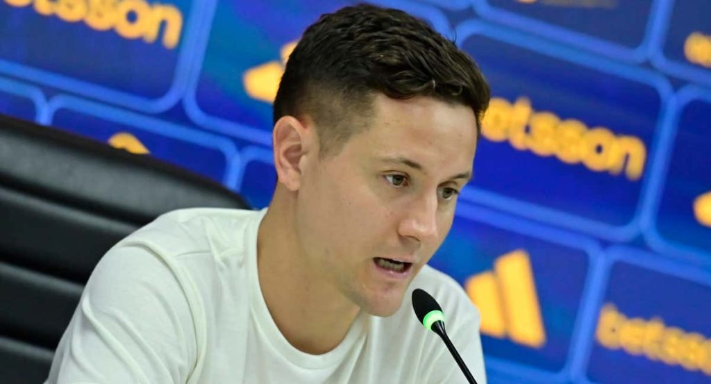 Ander Herrera es presentado como nuevo jugador de Boca Juniors.