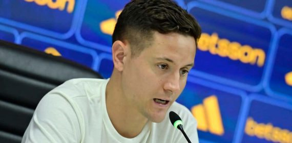 Ander Herrera es presentado como nuevo jugador de Boca Juniors.