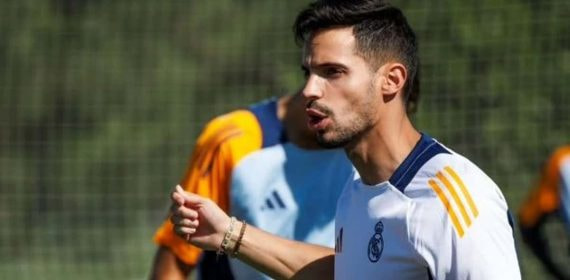 Álvaro Gómez-Rey entrenando en Valdebebas.