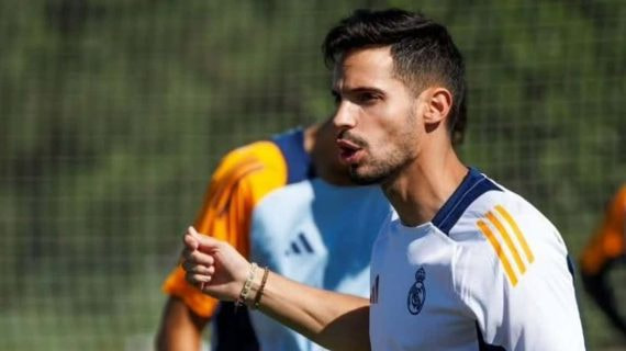 Álvaro Gómez-Rey entrenando en Valdebebas.