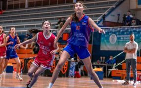 Anastasia Lishcuk durante la final ante Castilla-León.