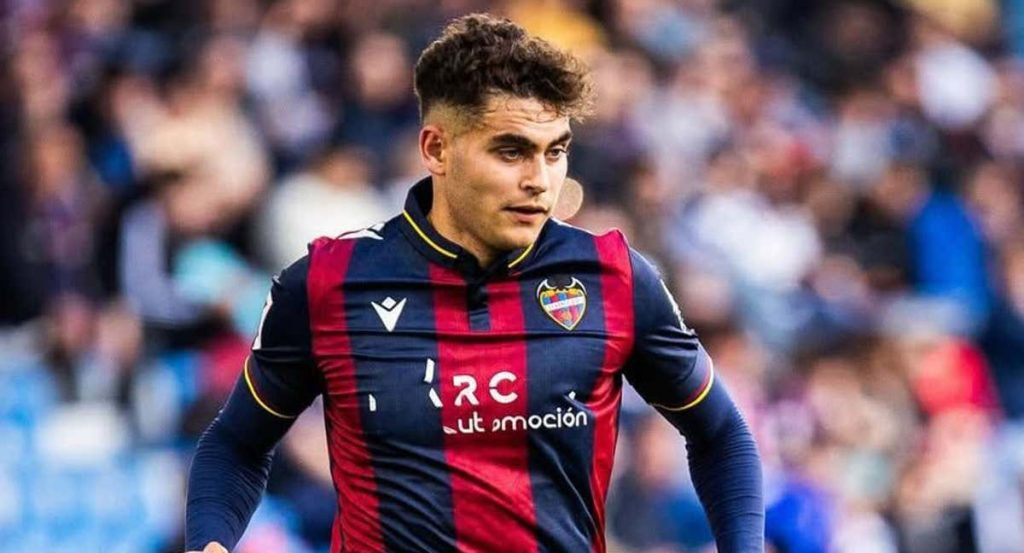 Andrés García, jugador del Levante, esta temporada.