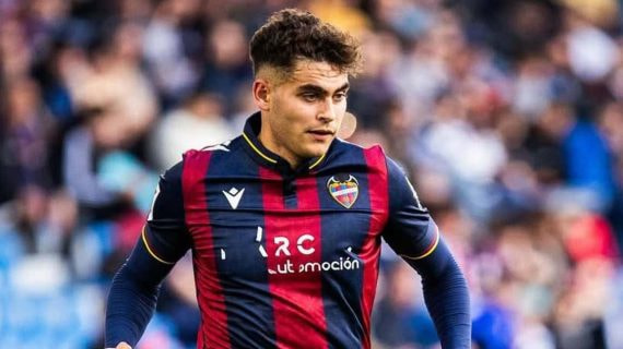 Andrés García, jugador del Levante, esta temporada.