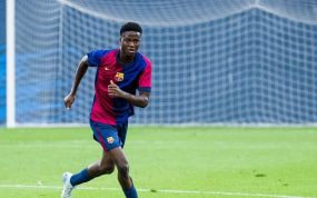 Baba Kourouma en un partido de esta temporada