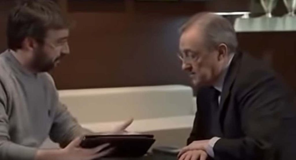 Jordi Évole y Florentino Pérez, en Salvados.