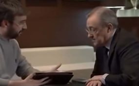 Jordi Évole y Florentino Pérez, en Salvados.