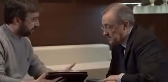 Jordi Évole y Florentino Pérez, en Salvados.