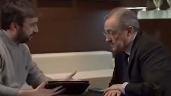 Jordi Évole y Florentino Pérez, en Salvados.