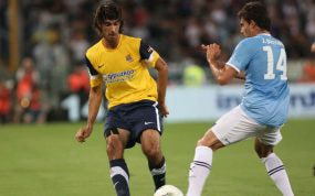Javi Garrido se enfrentó a la Real Sociedad siendo jugador de la Lazio.