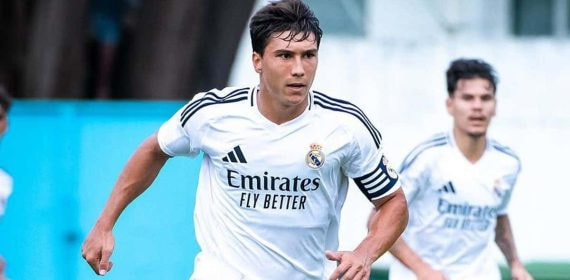 Gonzalo García, jugando con el Castilla esta temporada.