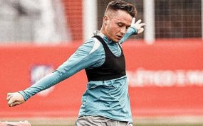 Borja Garcés ha vuelto a entrenar con el filial.