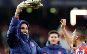 Griezmann celebra en Salzburgo.