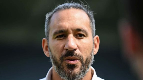 Jonás Gutiérrez, en mayo de 2024, en un homenaje del Newcastle.