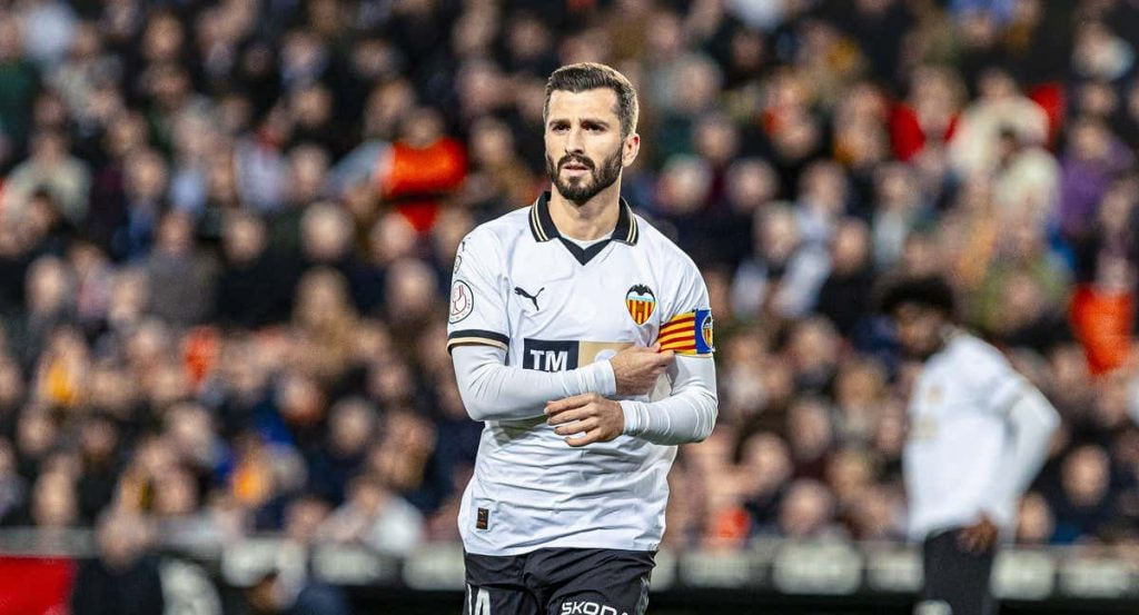 José Gayà en Mestalla.