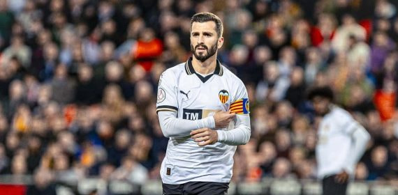 José Gayà en Mestalla.