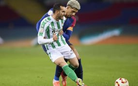 Juanmi, en un partido con el Betis.