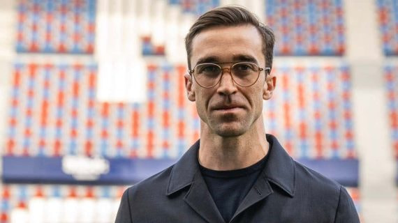 Manu Sánchez, en su presentación con el Levante.
