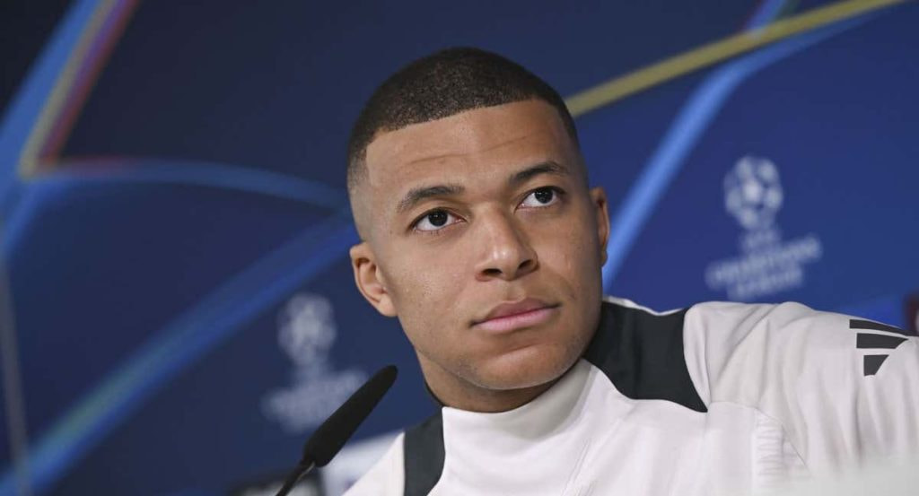 Mbappé, en Valdebebas.