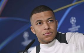 Mbappé, en Valdebebas.
