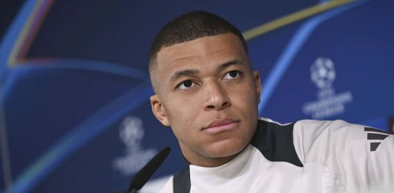 Mbappé, en Valdebebas.
