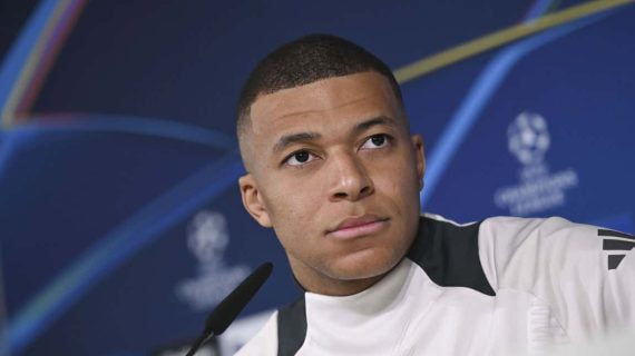 Mbappé, en Valdebebas.