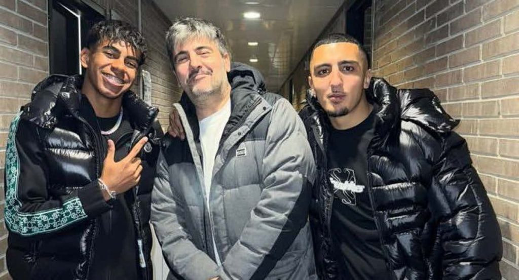 Lamine Yamal, José Muñoz y Morad.