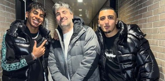 Lamine Yamal, José Muñoz y Morad.