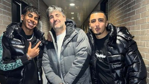 Lamine Yamal, José Muñoz y Morad.